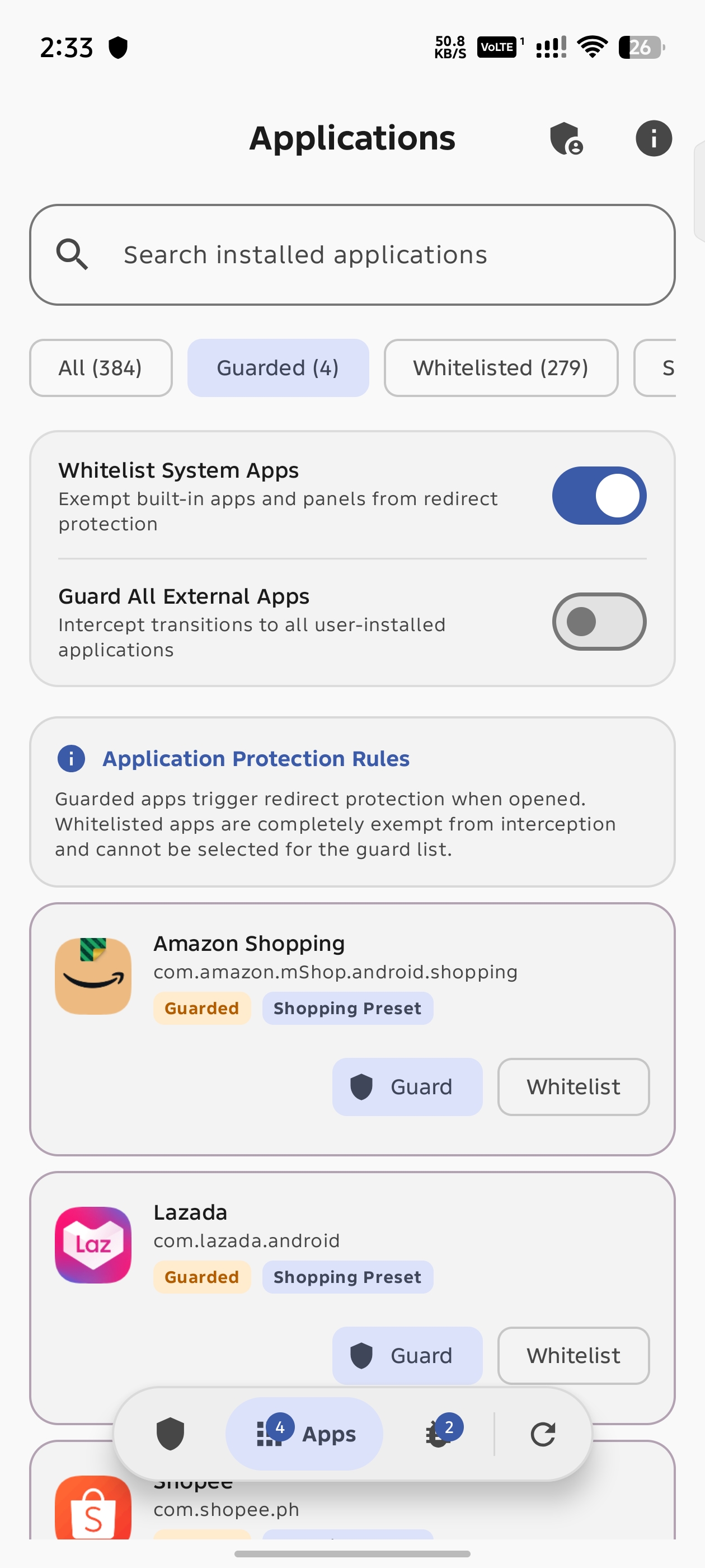 Applications Management